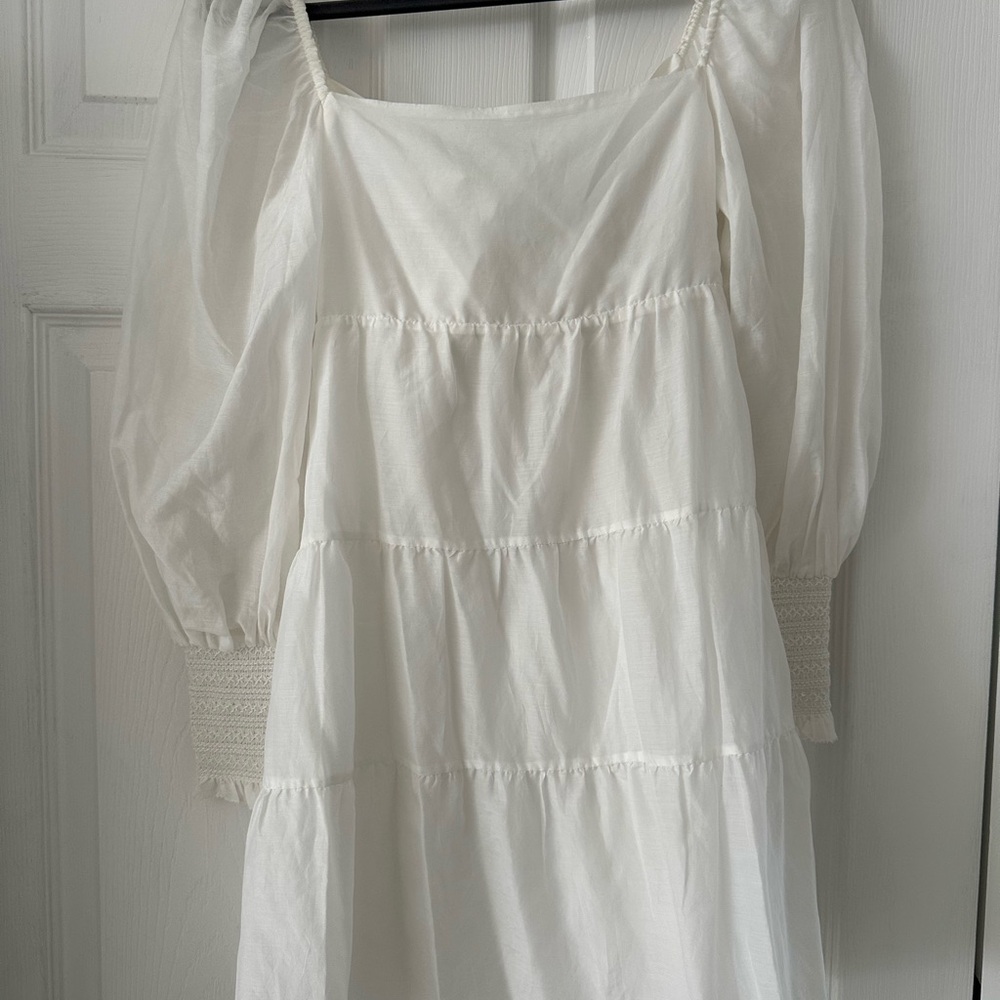 Alice + Olivia Off White Dress